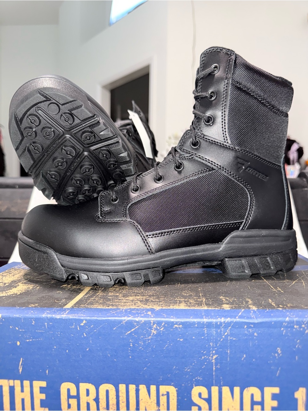 Bates Black Tactical Work Boots